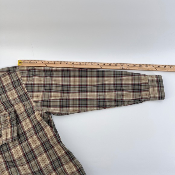 Y2K Vintage 05 Carhartt Men's Plaid Long Sleeve Button Down Shirt M S130PTN - Picture 12 of 12